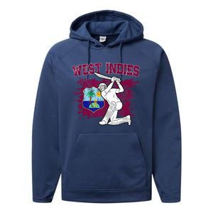 West Indies Cricket 2024 Supporters Performance Fleece Hoodie