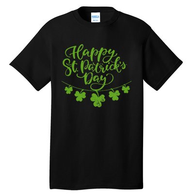 Women Irish Culture Shamrock Happy St. Patricks Day Tall T-Shirt