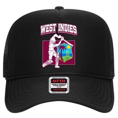 West Indies Cricket 2024 Jersey Cool Cricket Windies High Crown Mesh Back Trucker Hat