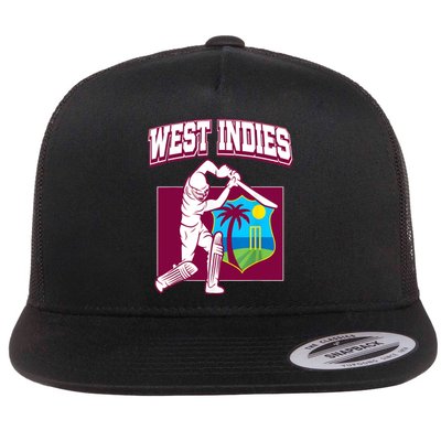 West Indies Cricket 2024 Jersey Cool Cricket Windies Flat Bill Trucker Hat