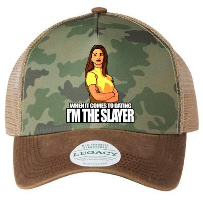 When It Comes To Dating I&X27;M The Slayer Legacy Tie Dye Trucker Hat