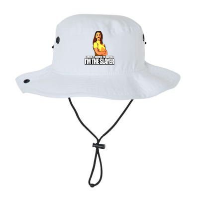 When It Comes To Dating I&X27;M The Slayer Legacy Cool Fit Booney Bucket Hat