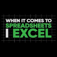 When It Comes To Spreadsheets I Excel Funny Accountant Gift 7-Panel Snapback Hat