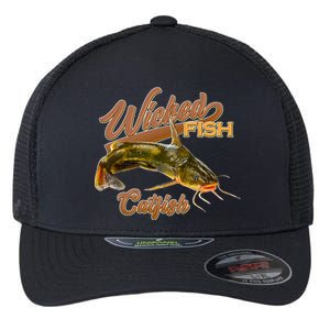 Wicked Fish Catfish Fishing Flexfit Unipanel Trucker Cap