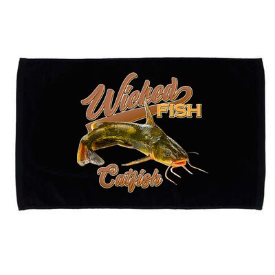 Wicked Fish Catfish Fishing Microfiber Hand Towel