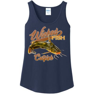 Wicked Fish Catfish Fishing Ladies Essential Tank