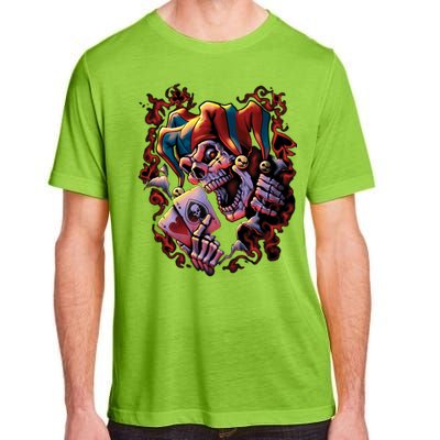 Wicked Skull Clown Jester Adult ChromaSoft Performance T-Shirt