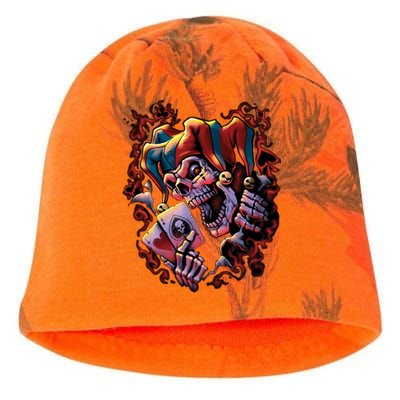 Wicked Skull Clown Jester Kati - Camo Knit Beanie