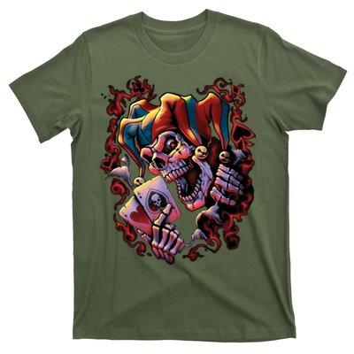 Wicked Skull Clown Jester T-Shirt