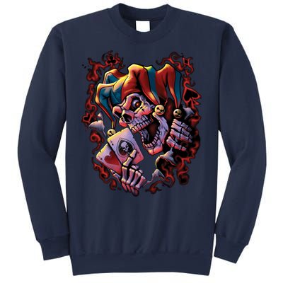 Wicked Skull Clown Jester Sweatshirt