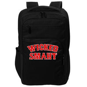 Wicked Smaht Smart Boston Massachusetts Impact Tech Backpack