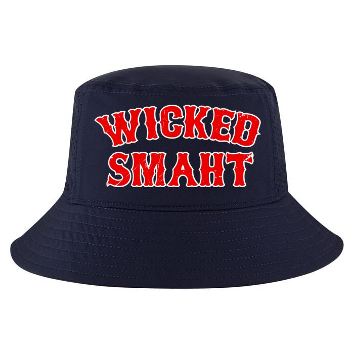 Wicked Smaht Smart Boston Massachusetts Cool Comfort Performance Bucket Hat