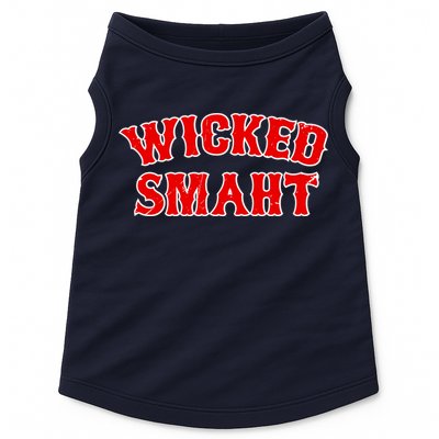 Wicked Smaht Smart Boston Massachusetts Doggie Tank