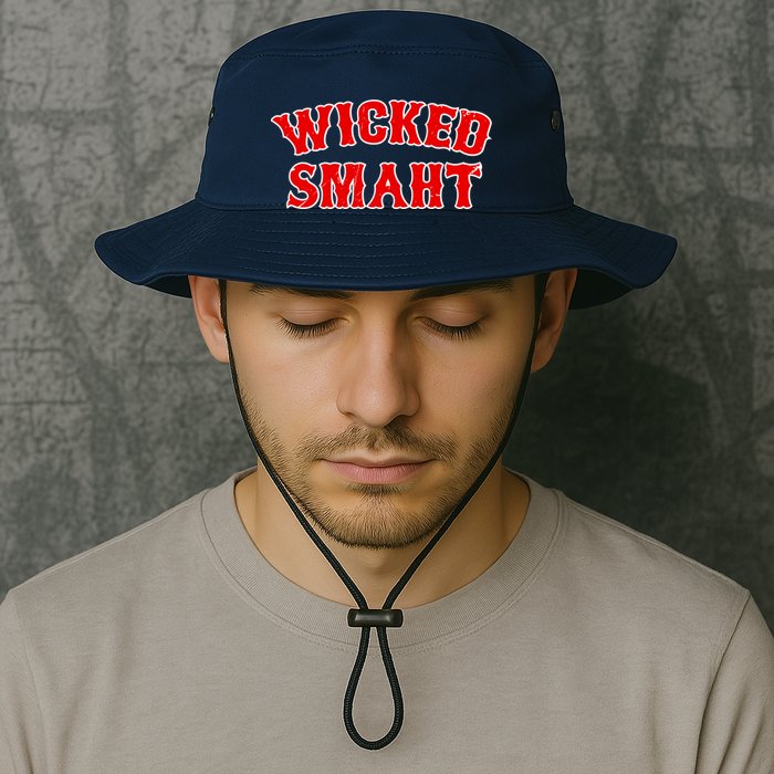 Wicked Smaht Smart Boston Massachusetts Bucket Hat