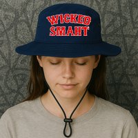 Wicked Smaht Smart Boston Massachusetts Bucket Hat