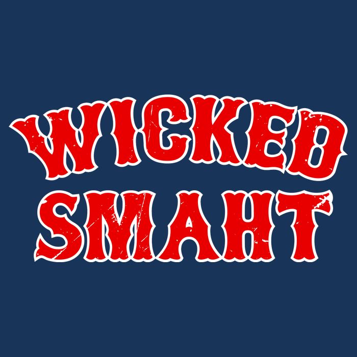 Wicked Smaht Smart Boston Massachusetts Drawstring Bag