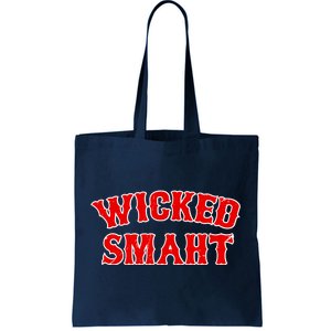 Wicked Smaht Smart Boston Massachusetts Tote Bag