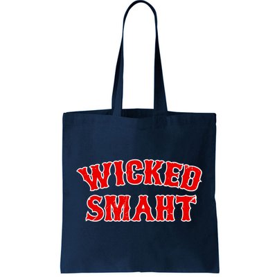 Wicked Smaht Smart Boston Massachusetts Tote Bag