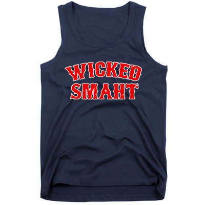 Wicked Smaht Smart Boston Massachusetts Tank Top