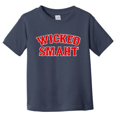 Wicked Smaht Smart Boston Massachusetts Toddler T-Shirt