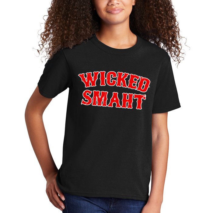 Wicked Smaht Smart Boston Massachusetts Kids T-Shirt