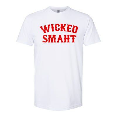 Wicked Smaht Smart Boston Massachusetts Softstyle® CVC T-Shirt