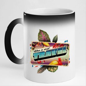 When In Doubt Travel 11oz Black Color Changing Mug