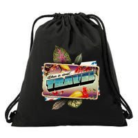 When In Doubt Travel Drawstring Bag