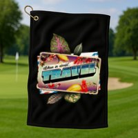 When In Doubt Travel Golf Towel