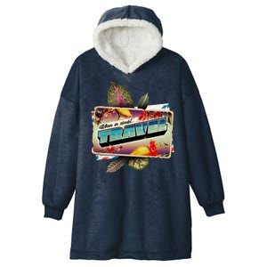 When In Doubt Travel Hooded Wearable Blanket