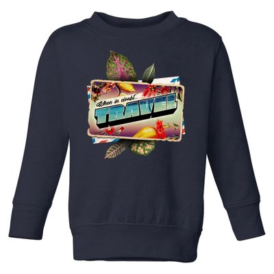 When In Doubt Travel Toddler Sweatshirt