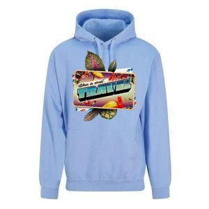 When In Doubt Travel Unisex Surf Hoodie