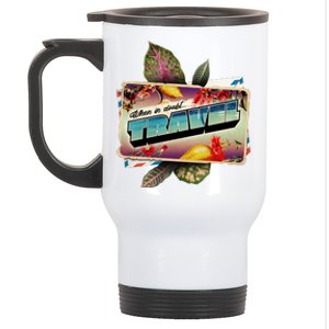 When In Doubt Travel Stainless Steel Travel Mug