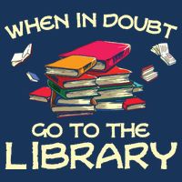 When In Doubt Go To The Library Book Lovers Cool Comfort Performance Bucket Hat