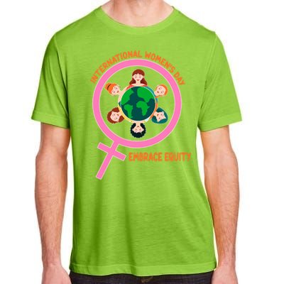 Wo International Day: Embrace Equity Cute Gift Adult ChromaSoft Performance T-Shirt