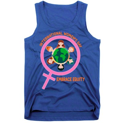 Wo International Day: Embrace Equity Cute Gift Tank Top