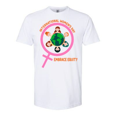 Wo International Day: Embrace Equity Cute Gift Softstyle CVC T-Shirt