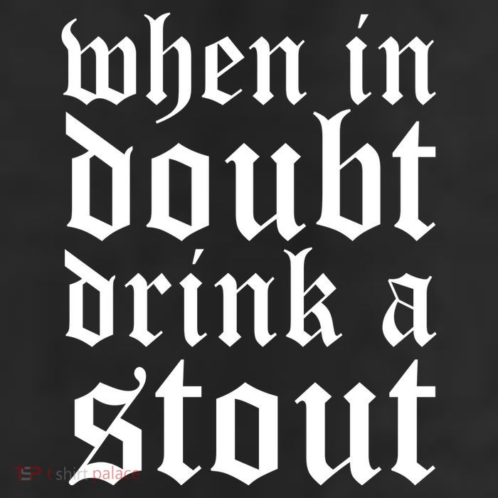 When In Doubt Drink A Stout Oktoberfest Funny Adult Drive Performance Visor