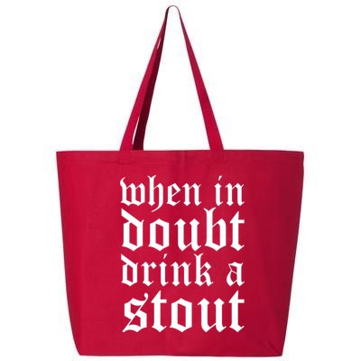 When In Doubt Drink A Stout Oktoberfest Funny 25L Jumbo Tote
