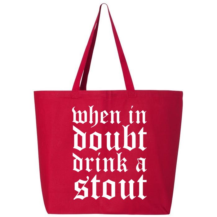 When In Doubt Drink A Stout Oktoberfest Funny 25L Jumbo Tote