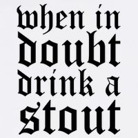 When In Doubt Drink A Stout Oktoberfest Funny Garment-Dyed Sweatshirt