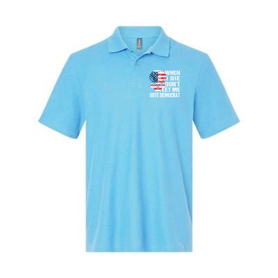 When I Die Don't Let Me Vote Democrat Polo