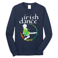 Wo Irish Dance Girl Colors St Patricks Day Ceili Dancer Girl Long Sleeve Shirt