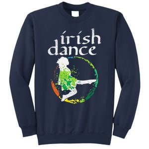 Wo Irish Dance Girl Colors St Patricks Day Ceili Dancer Girl Sweatshirt