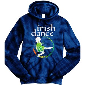 Wo Irish Dance Girl Colors St Patricks Day Ceili Dancer Girl Tie Dye Hoodie