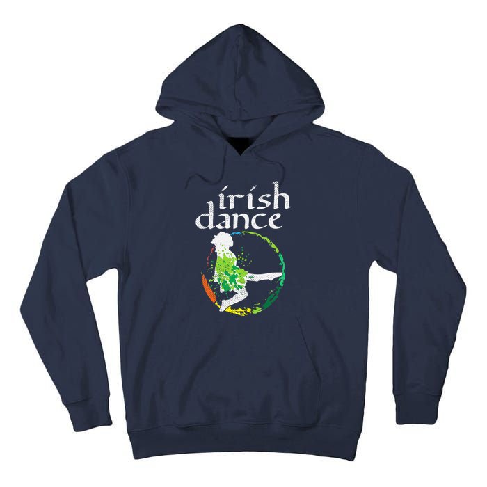 Wo Irish Dance Girl Colors St Patricks Day Ceili Dancer Girl Tall Hoodie