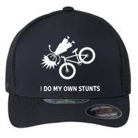 Wo I Do My Own Stunts Bicycle Flexfit Unipanel Trucker Cap