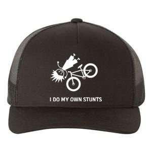 Wo I Do My Own Stunts Bicycle Yupoong Adult 5-Panel Trucker Hat