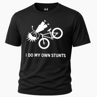 Wo I Do My Own Stunts Bicycle Performance Shirt
