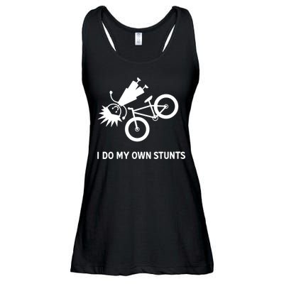 Wo I Do My Own Stunts Bicycle Ladies Essential Flowy Tank